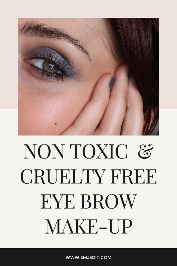 Vegan eyebrow make-up, non toxic, cruelty free clean beauty non toxic brow products 